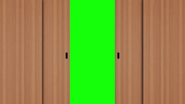 扉が閉まるクロマキー映像の動画|無料の動画素材サイト「動画AC」