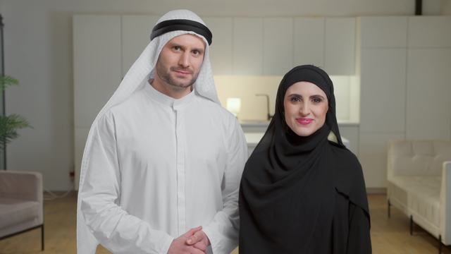 Arabic couple 24  - Free Video Material Site｜videoAC
