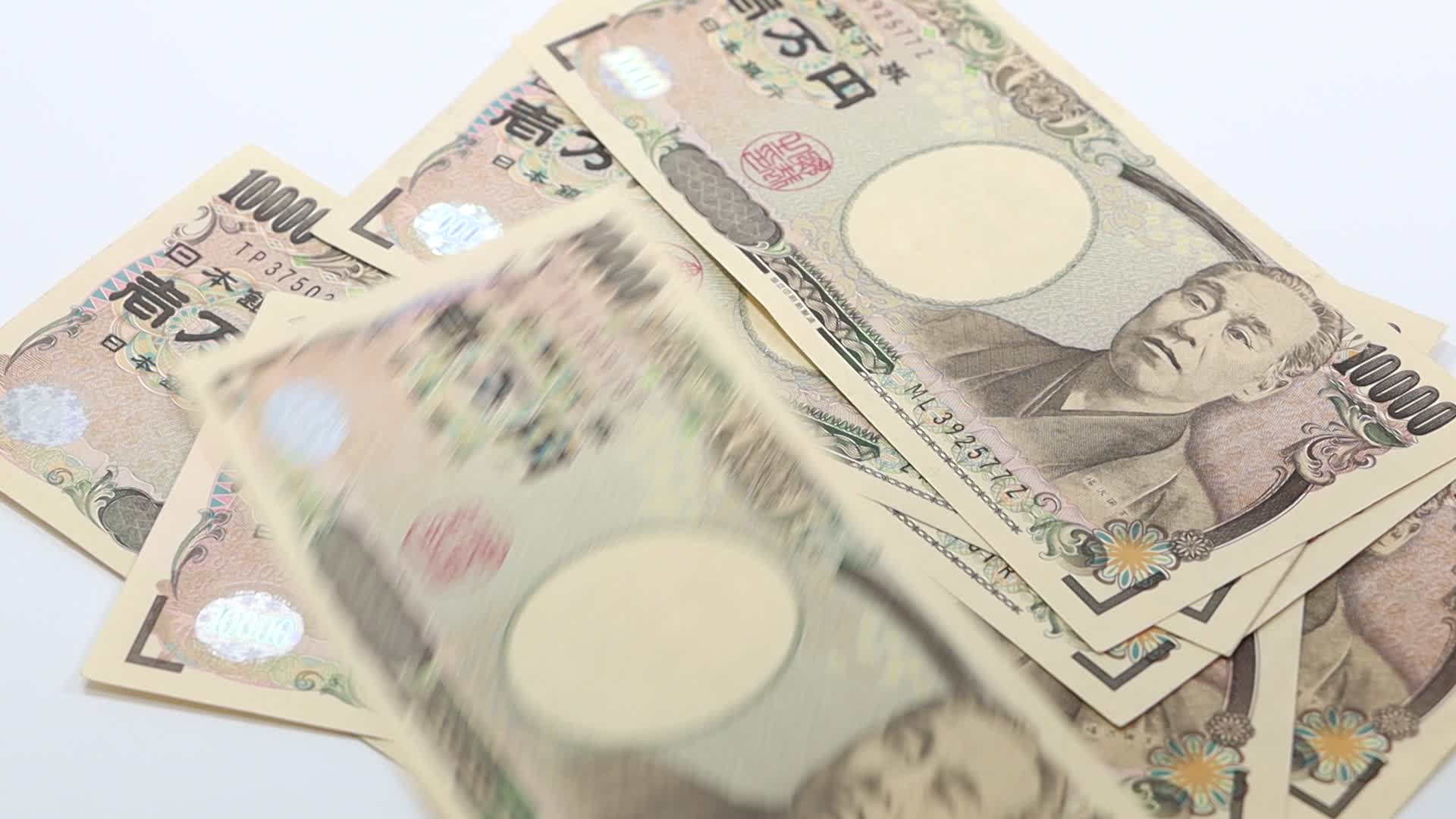 一万円札の動画｜無料の動画素材サイト「動画AC」