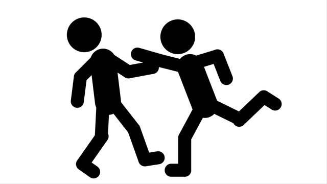 暴力を振るう粗暴な人と被害者の動画｜無料の動画素材サイト