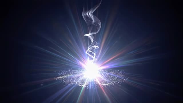 天空に広がる神聖な輝き!虹と光の魔法の動画|無料の動画素材サイト「動画AC」