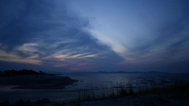 鳥取県米子市淀江町の海タイムラプスの動画|無料の動画素材サイト「動画AC」