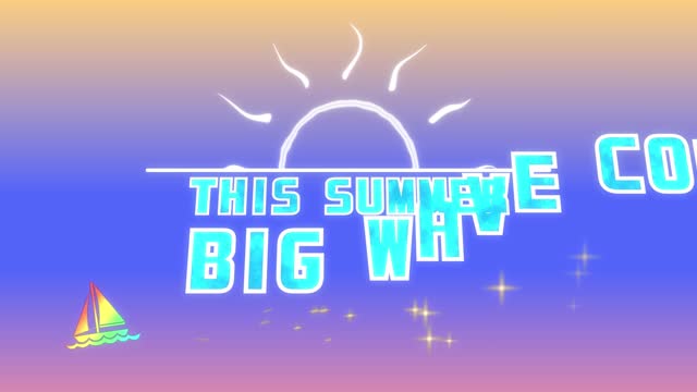 南国風アニメーションの動画素材