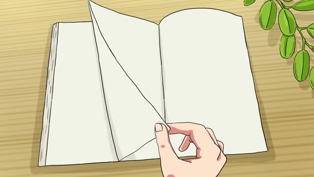 本をめくるアニメーションの動画|無料の動画素材サイト「動画AC」