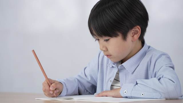 勉強中の男の子の動画|無料の動画素材サイト「動画AC」